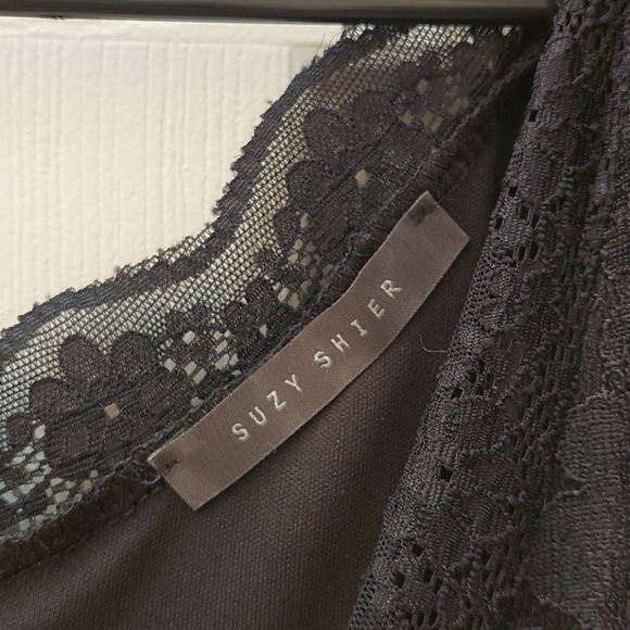 2/$20 Suzy Shier Black Lace Dress - Picture 5 of 6